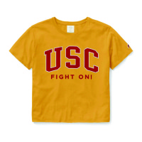 USC Trojans Women's League Fight On Clothesline Crop T-Shirt